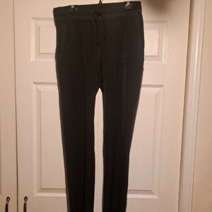 Kirkland Signature Woman's Black Drawstring Casual lightweight dress pants